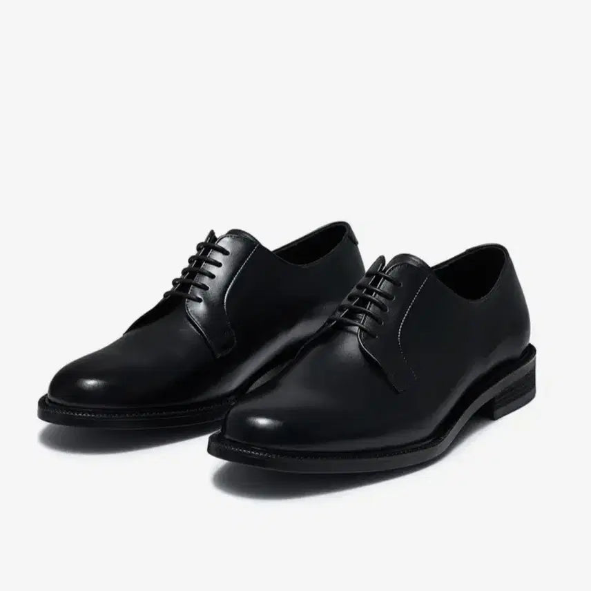 [BUNJANG] MUDIDI Plain Derby Shoes - Black / 무탠다드 플레인 더비 슈즈 블랙