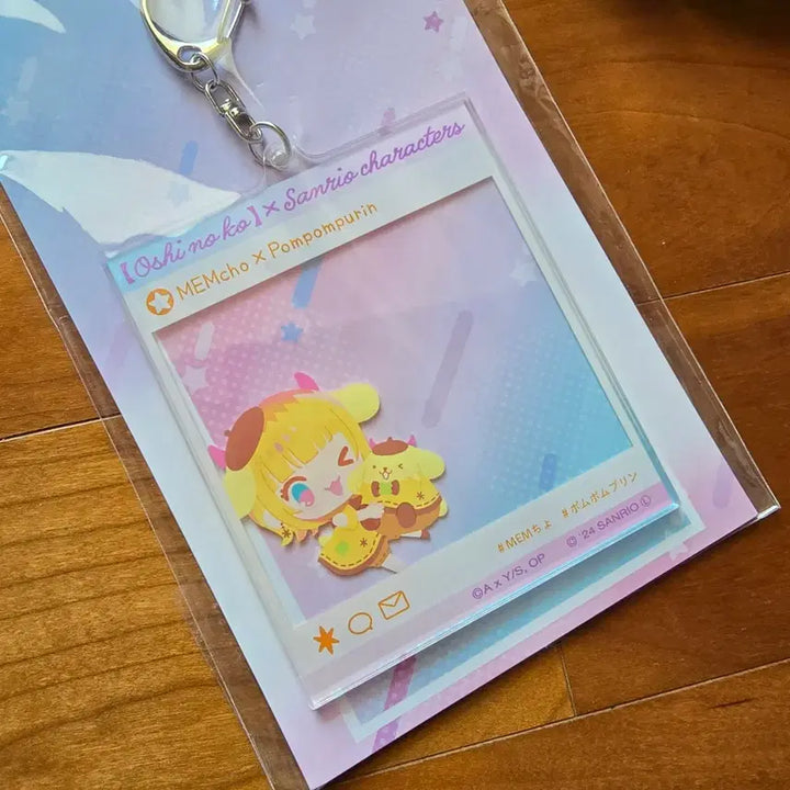 [BUNJANG] Oshi no Ko x Pompompurin Collaboration SNS Style Acrylic Keyholder / (새상품) 최애의아이 x 폼폼푸린 콜라보 SNS풍 아크릴 키홀더