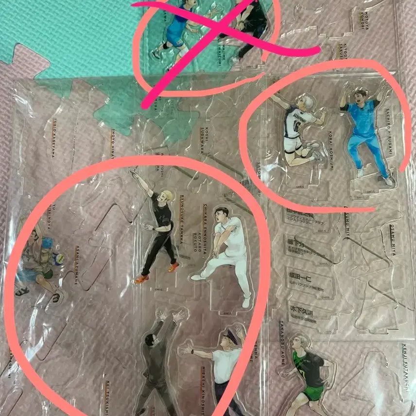 [BUNJANG] Haikyuu!! Chronicle Acrylic Stand Set / 하이큐 크로니컬 아크릴 스탠드