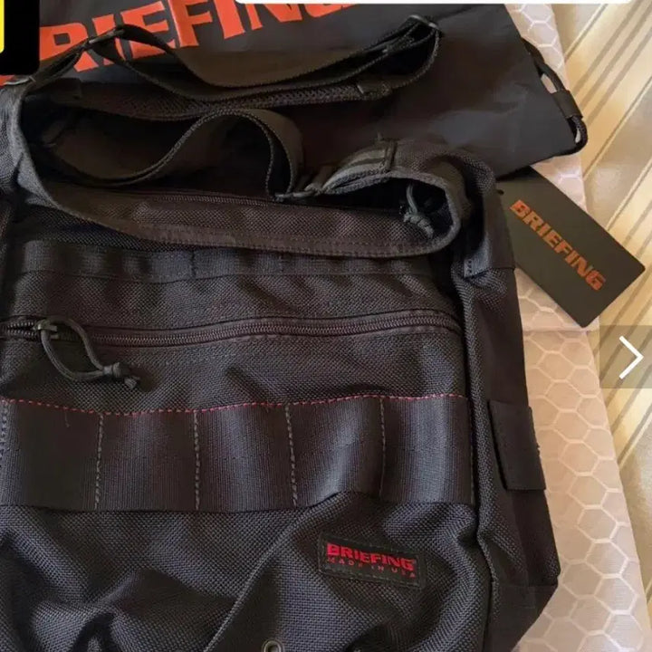 [BUNJANG] Briefing Day Tripper Messenger Bag Black Nylon / 브리핑 데이트리퍼 미사용 신품