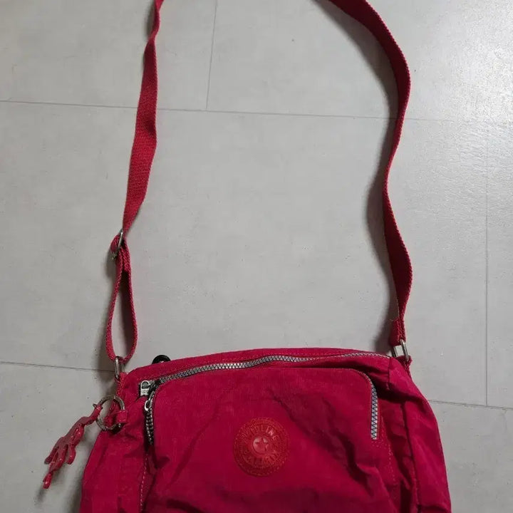 [BUNJANG] Kipling Red Crossbody Bag / 키플링 레드 크로스백