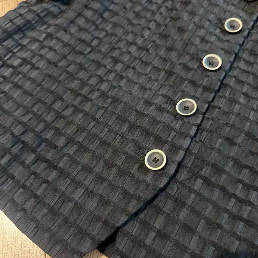 [BUNJANG] MIXXO Black Short Sleeve Jacket (M) / MIXXO 미쏘 반팔자켓