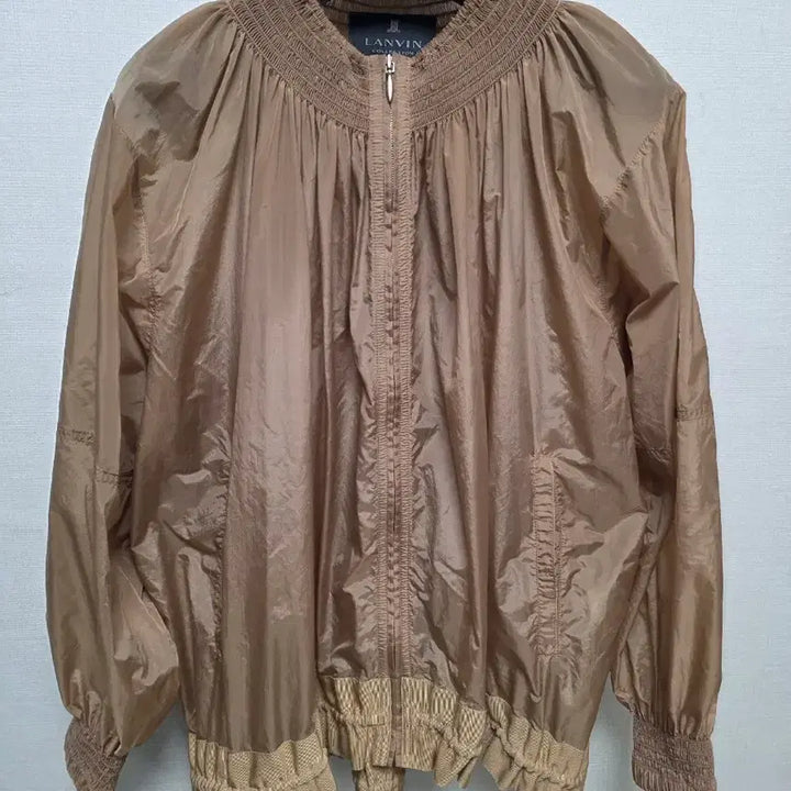 [BUNJANG] Hansem Lanvin Collection Frill Blouson Jacket / 한섬 랑방컬렉션 프릴 블루종, 자켓