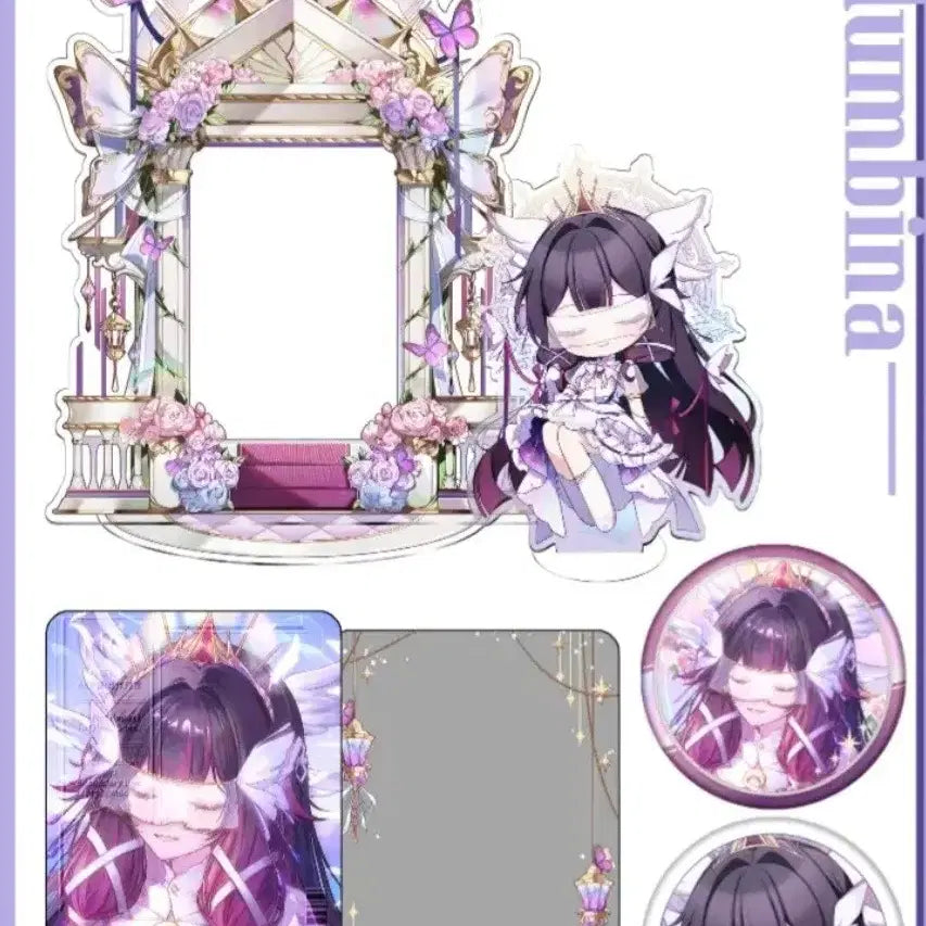 [BUNJANG] Fandom Collaboration Acrylic Stand &amp; Badge &amp; Photocard Set / [미개봉]원신 붕스 ㅇㅍ님 합동 패키지 판매