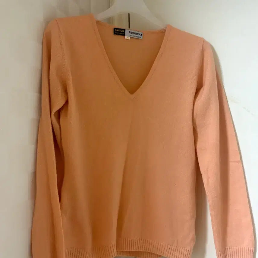 [BUNJANG] 100% Cashmere Coral Knit Sweater / 캐시미어100 코랄 니트