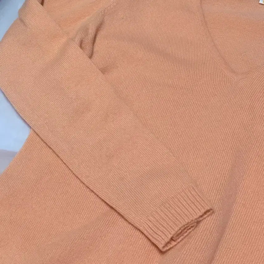 [BUNJANG] 100% Cashmere Coral Knit Sweater / 캐시미어100 코랄 니트