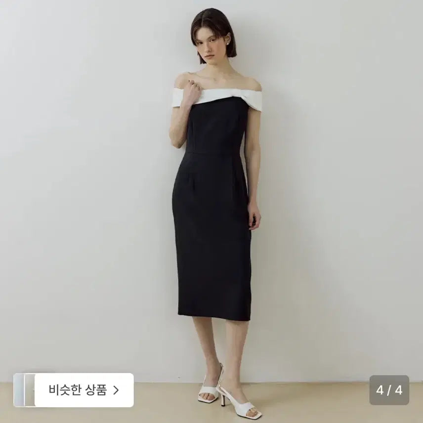 [BUNJANG] Lucileu Ribbon Dress / 루시르주 리본 원피스 (결혼식, 연회, 피로연, 2부 원피스)