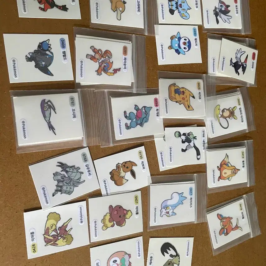 [BUNJANG] Pokemon Season 4 Individual Seal / 포켓몬 시즌4 개별판매