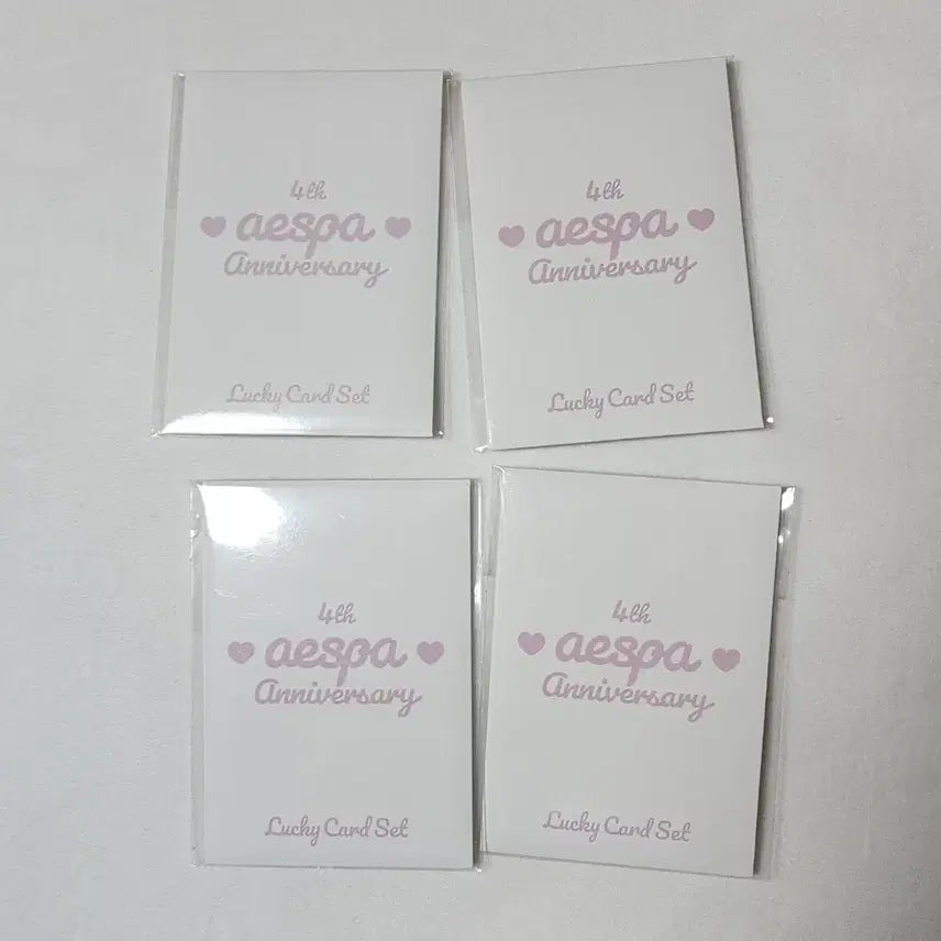 [BUNJANG] Aespa 4th Anniversary Lucky Draw Photocard Set / 에스파 4주년 LUCKY CARD SET 양도