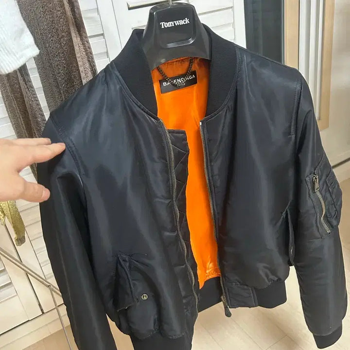 [BUNJANG] Balenciaga Cropped Bomber Jacket / 발렌시아가 크롭 봄버 ( S사이즈 )