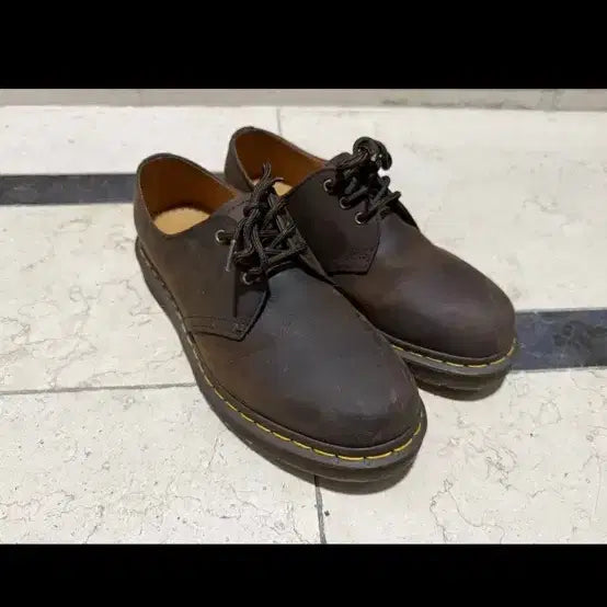 [BUNJANG] Dr. Martens Crazy Horse Dark Brown Boots / 닥터마틴 크레이지호스 다크브라운 250