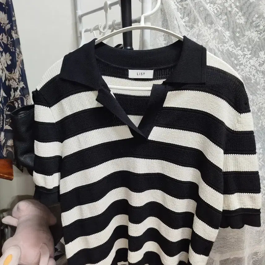 [BUNJANG] Ribbed Short Sleeve Knit Top / 리스트 반팔니트