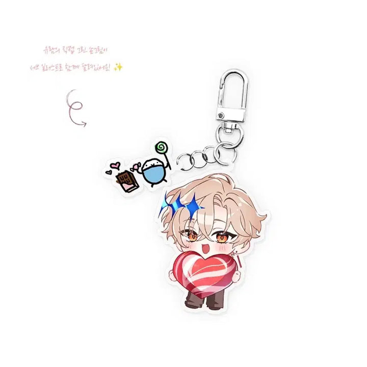[BUNJANG] PJX Yurram Sweets 2-Tier Keyring / PJX 유람 Sweets 2단 키링 미개봉
