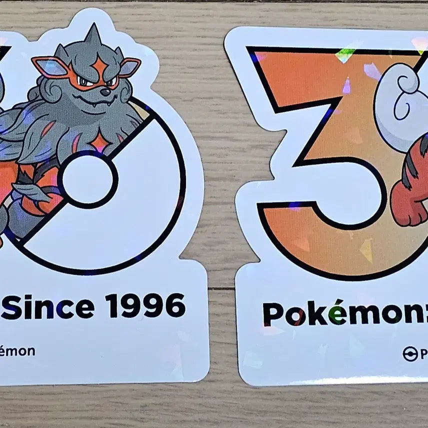 [BUNJANG] Pokemon 30th Anniversary Sticker Set / 포켓몬스터 30주년 스티커 42장일괄판매 이상해풀자시안가디윈디