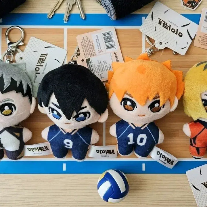 [BUNJANG] Haikyu!! Character Plush Keyring Set (New) / 하이큐!! 인형 키링 세트(새 상품)일괄