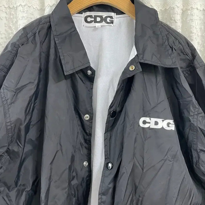[BUNJANG] Comme des Garçons CDG Coach Jacket Black XL / 새상품 [XL] CDG 코치자켓5 블랙 꼼데바람막이
