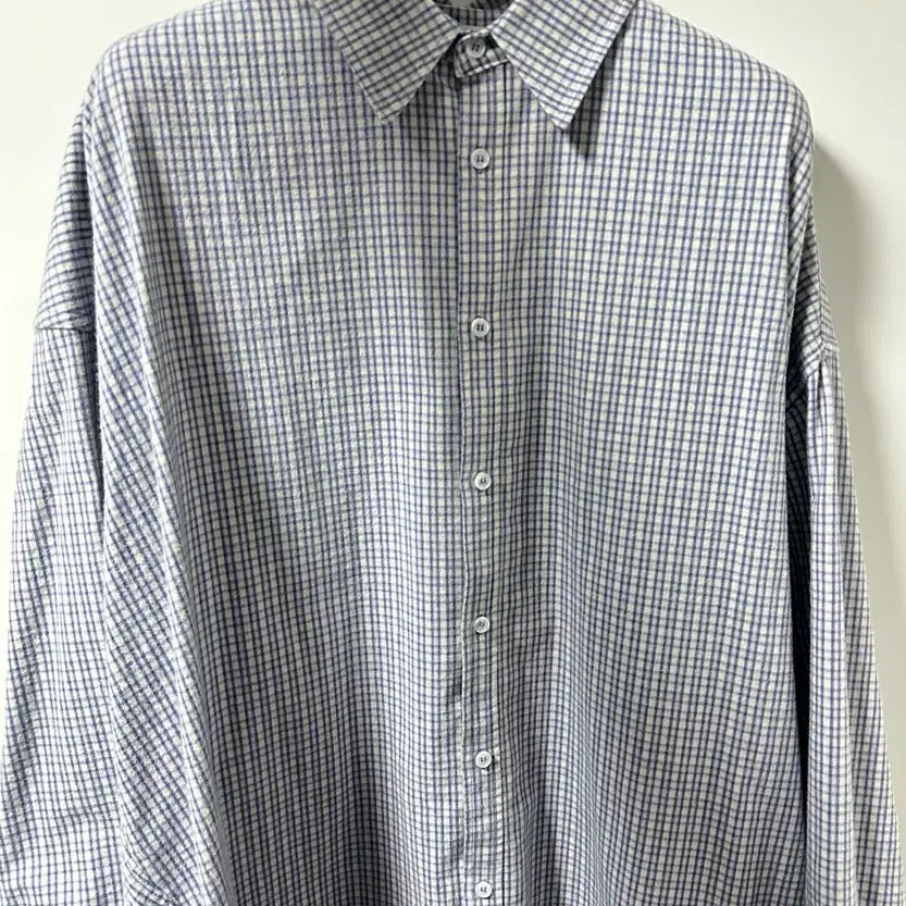 [BUNJANG] Nonnode Flexible String Shirt Sky Blue / 논노드 플렉시블 스트링 셔츠 스카이 블루