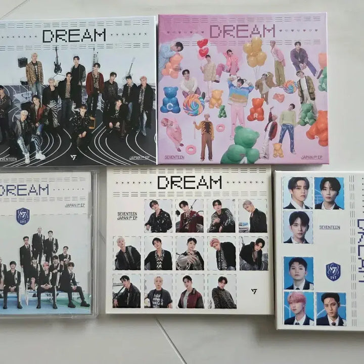 [BUNJANG] SEVENTEEN DREAM Limited Edition Album Set with Photocard / 세븐틴 DREAM 초회한정판 앨범 포카포함