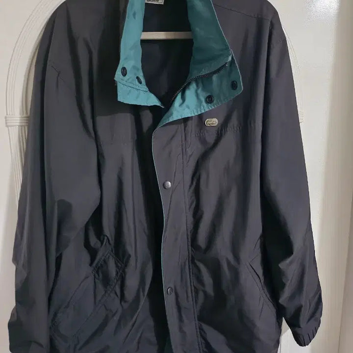[BUNJANG] Lacoste Black Blouson Jumper / 라코스테 블랙 블루종 점퍼