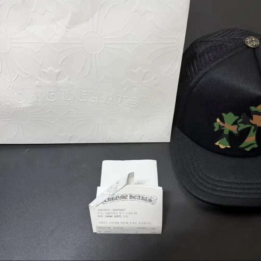[BUNJANG] Chrome Hearts Military Cross Trucker Cap / 크롬하츠 밀리터리 크로스 트러커 킹 타코