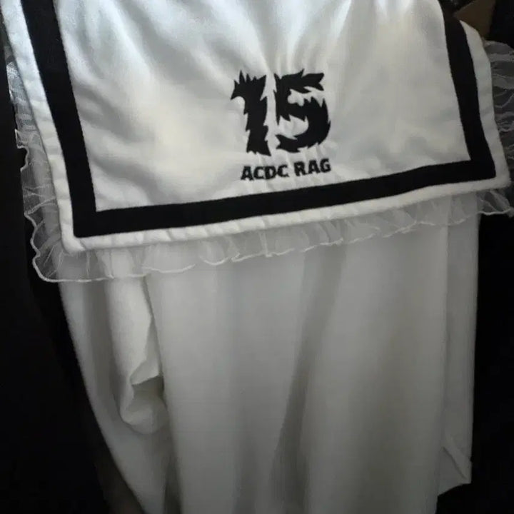 [BUNJANG] ACDC RAG White Angel Sailor Jersey / ACDC RAG 화이트 엔젤 세일러 져지 서브컬쳐 지뢰계