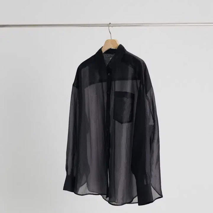 [BUNJANG] Facade Pattern Boy Fit Sheer Shirt / 파사드패턴 보이핏 시어 셔츠