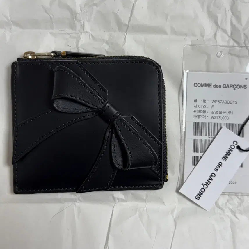 [BUNJANG] Comme des Garçons Black Big Bow Wallet SA3100BB / 꼼데가르송 리본 지갑 빅보우 월렛 블랙 SA3100BB