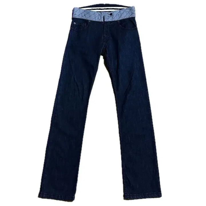 [BUNJANG] Viktor &amp; Rolf 00s Stretch Docking Denim Trousers / VIKTOR&amp;ROLF 00s 스트레치 도킹 데님 트라우저