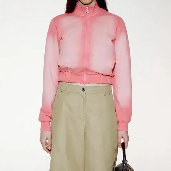[BUNJANG] Open YY Washed Baby Zip-Up Jacket Pink / 오픈 와이와이 워시드 베이비 집업 자켓 핑크 2