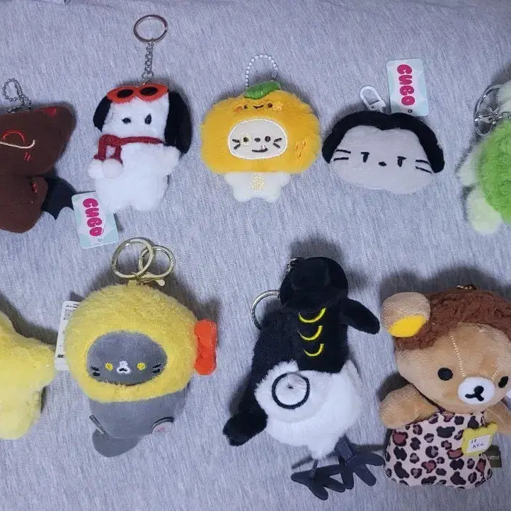 [BUNJANG] Mini Plush Keychain / 미니 인형 키링 팬매합니다.