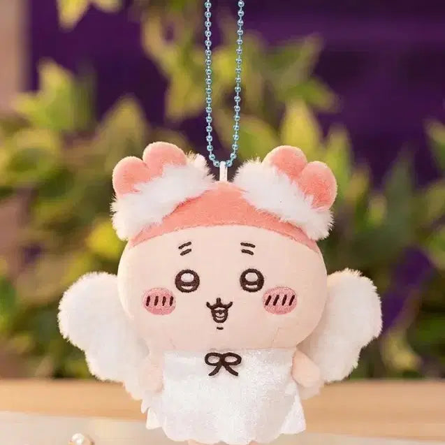 [BUNJANG] Chiikawa Angel Kani Keychain (Rare Item) / 정품)치이카와 천사 카니 키링(희귀템)