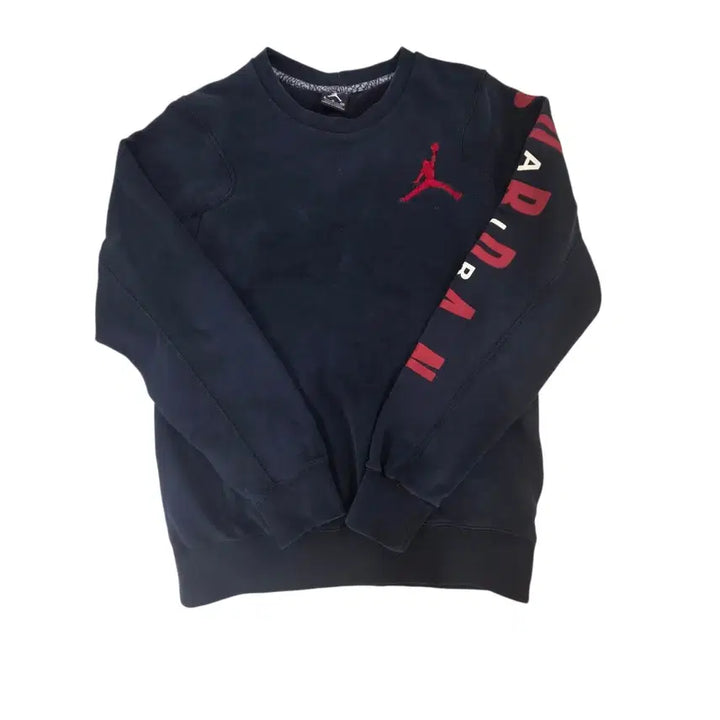 [BUNJANG] Jordan Black Fleece Sweatshirt / 조던 블랙 기모 맨투맨 티셔츠