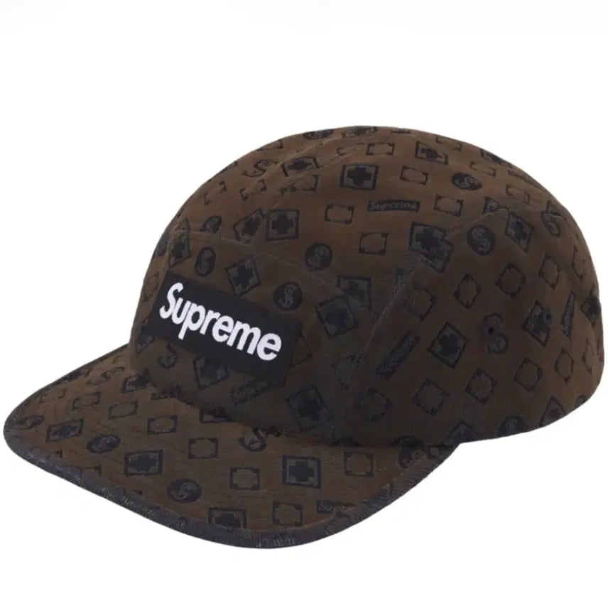 [BUNJANG] Supreme Flock Denim Camp Cap / [OS] 슈프림 플록 데님 캠프캡
