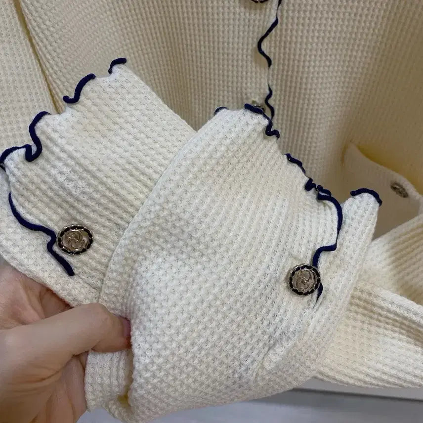 [BUNJANG] It MICHAA Sailor Cardigan Cream / 잇미샤 세일러 가디건 55