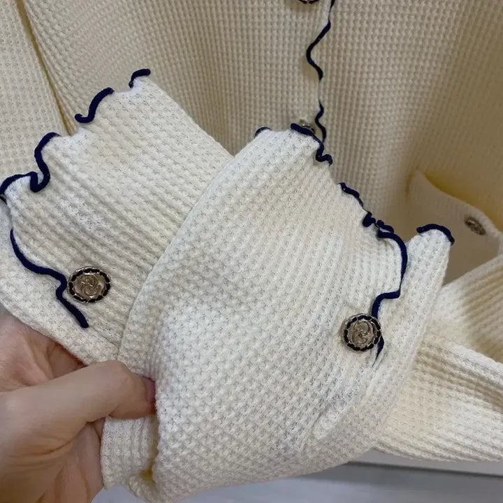 [BUNJANG] It MICHAA Sailor Cardigan Cream / 잇미샤 세일러 가디건 55