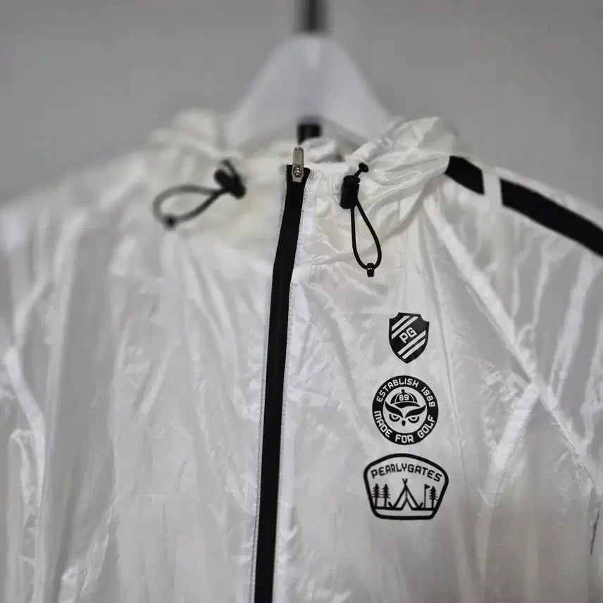 [BUNJANG] Pargates Lightweight Hooded Windbreaker Jacket / 파리게이츠 1호 95 골프 경량 바람막이 W-자켓-313