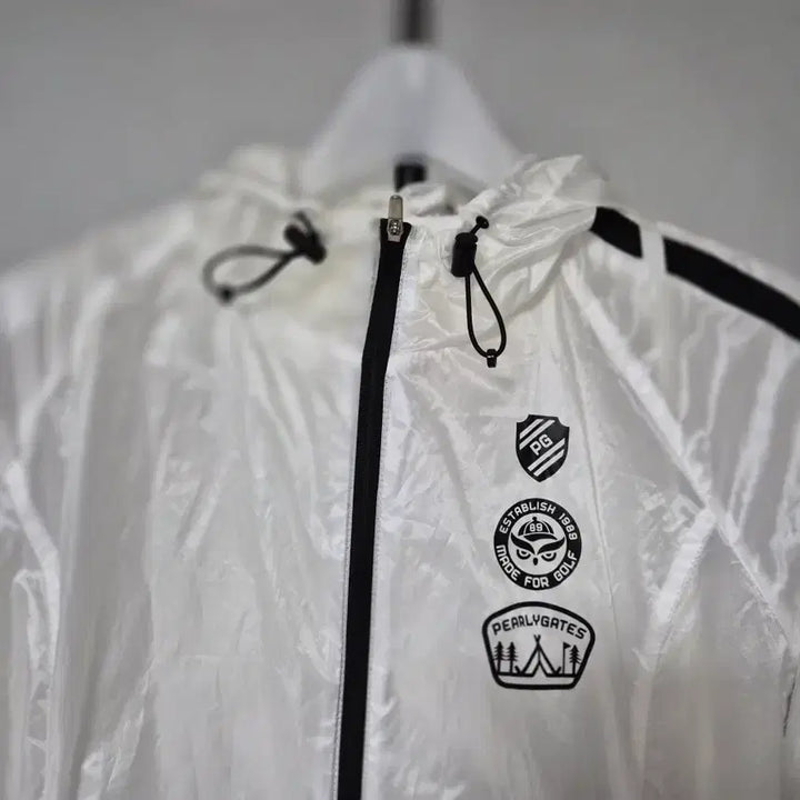 [BUNJANG] Pargates Lightweight Hooded Windbreaker Jacket / 파리게이츠 1호 95 골프 경량 바람막이 W-자켓-313