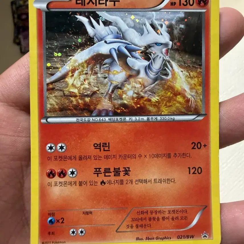 [BUNJANG] Pokemon Card BW Zekrom &amp; Reshiram / 포켓몬카드 bw 제크로무 , 레시라무
