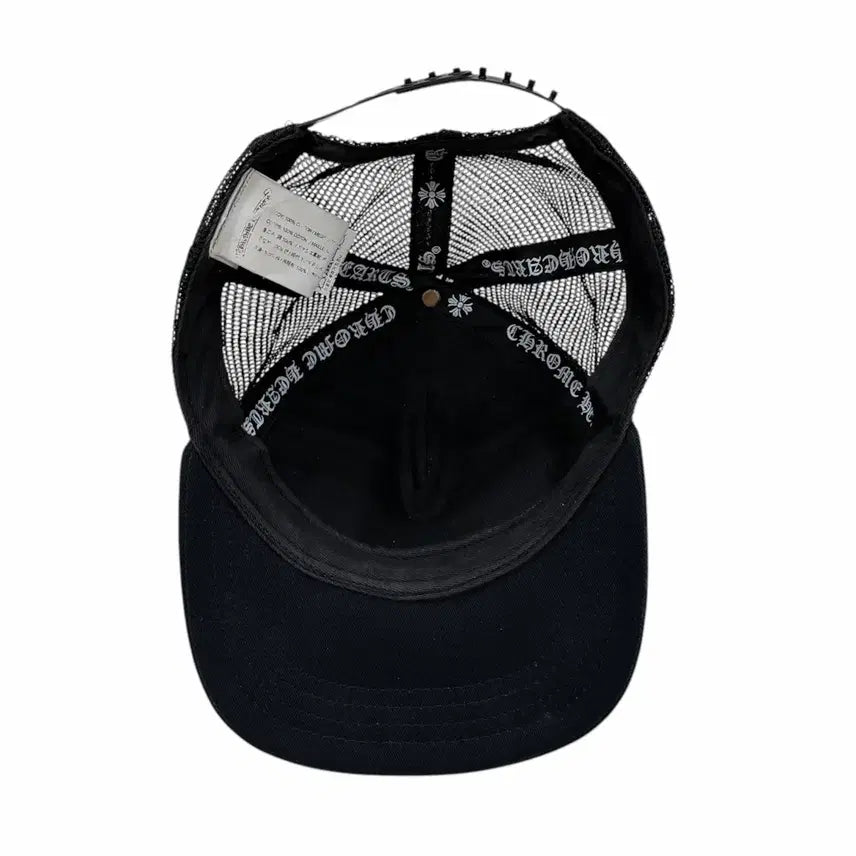 [BUNJANG] Chrome Hearts Printed Cross Trucker Hat / 크롬하츠 프린티드 크로스 트러커햇 메쉬캡 모자 블랙