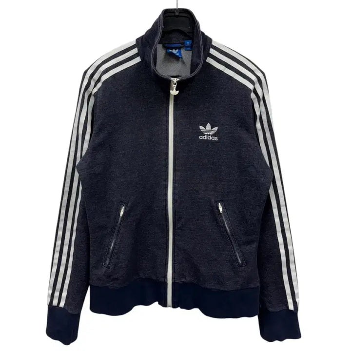 [BUNJANG] Adidas Denim Texture Firebird Track Top L / 아디다스 데님 텍스쳐 파이어버드 트랙탑L