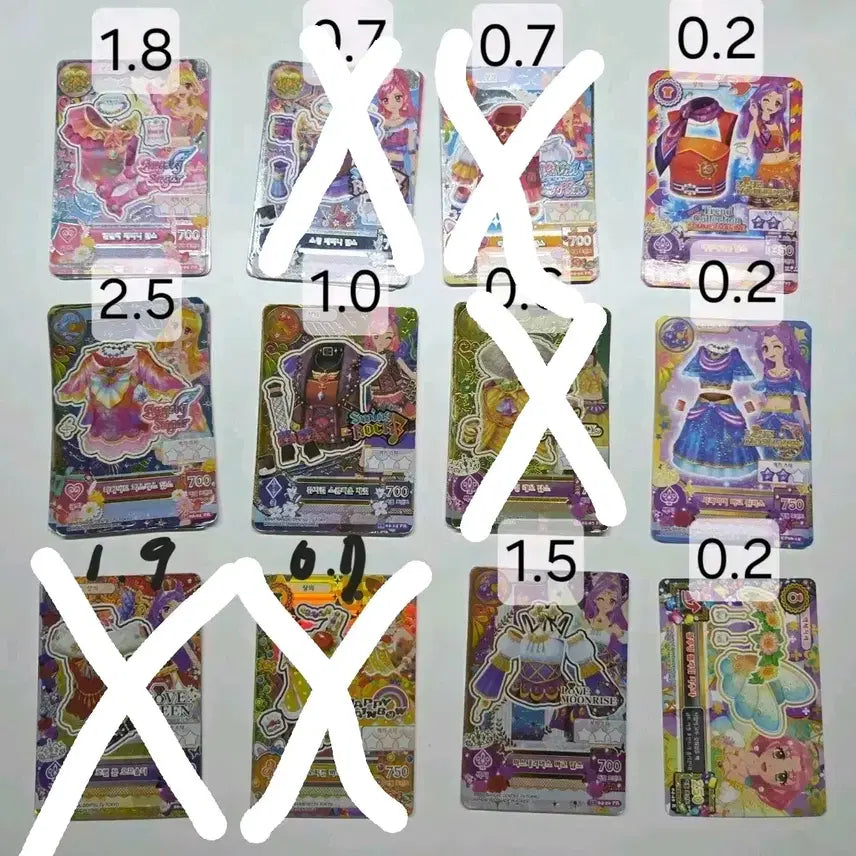 [BUNJANG] Aikatsu! Star Cards / 아이엠스타 아이카츠 카드 판매 목록