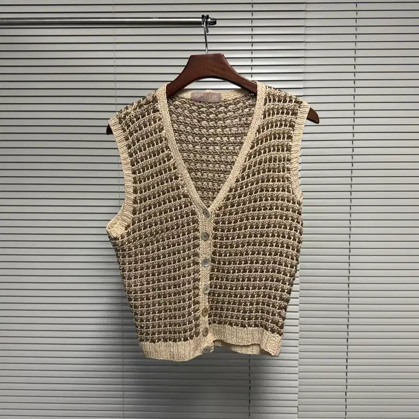 [BUNJANG] Bernat Klein Silk Knit Vest / bernat klein 실크 니트 베스트