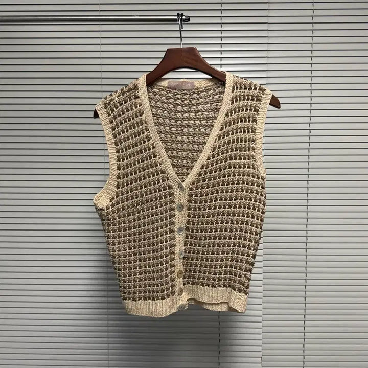 [BUNJANG] Bernat Klein Silk Knit Vest / bernat klein 실크 니트 베스트
