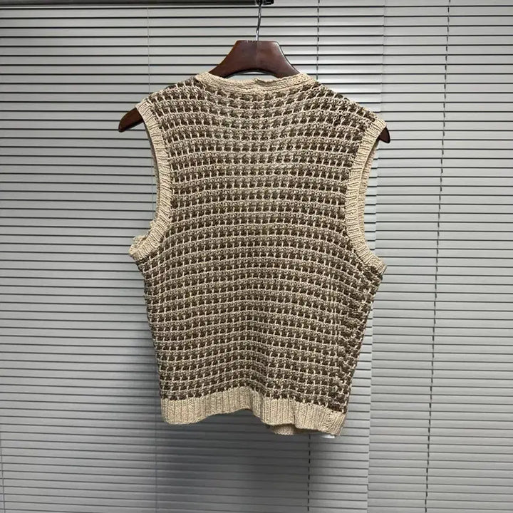 [BUNJANG] Bernat Klein Silk Knit Vest / bernat klein 실크 니트 베스트