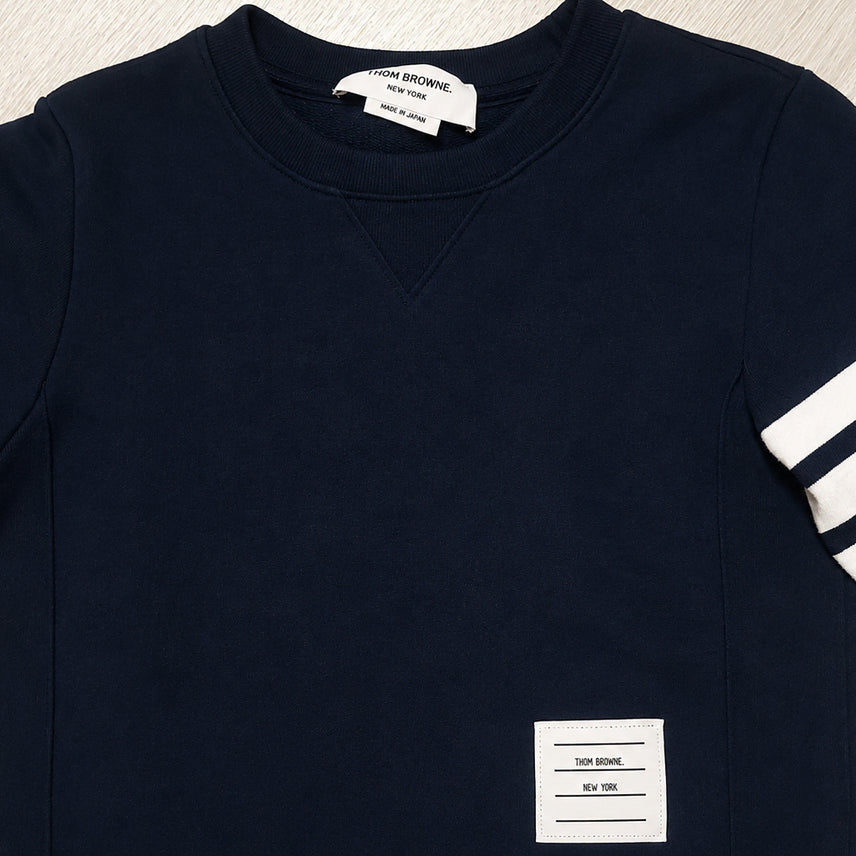 [BUNJANG] Thom Browne Striped Sweatshirt / 톰브라운 사선 맨투맨 (1,40 size)