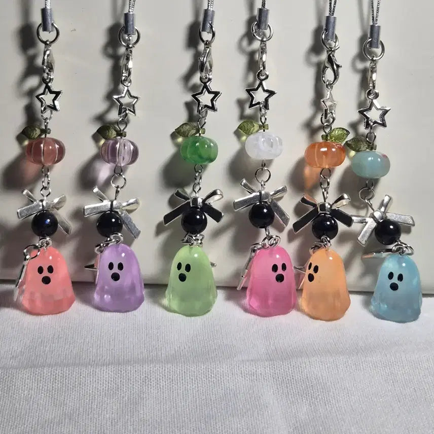 [BUNJANG] Ghost Bead Keychain / 유령키링 비즈키링