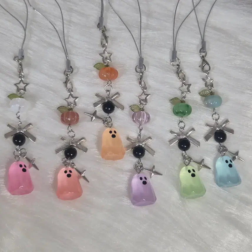 [BUNJANG] Ghost Bead Keychain / 유령키링 비즈키링