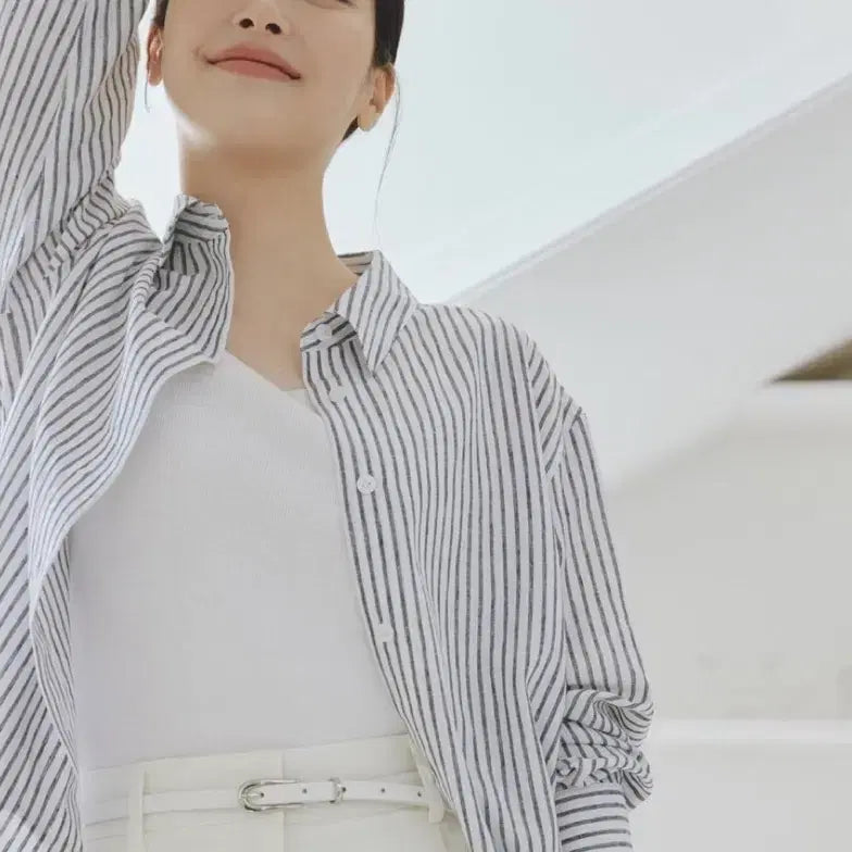 [BUNJANG] Stripe Line Shirt / 스트라이프 라인 셔츠