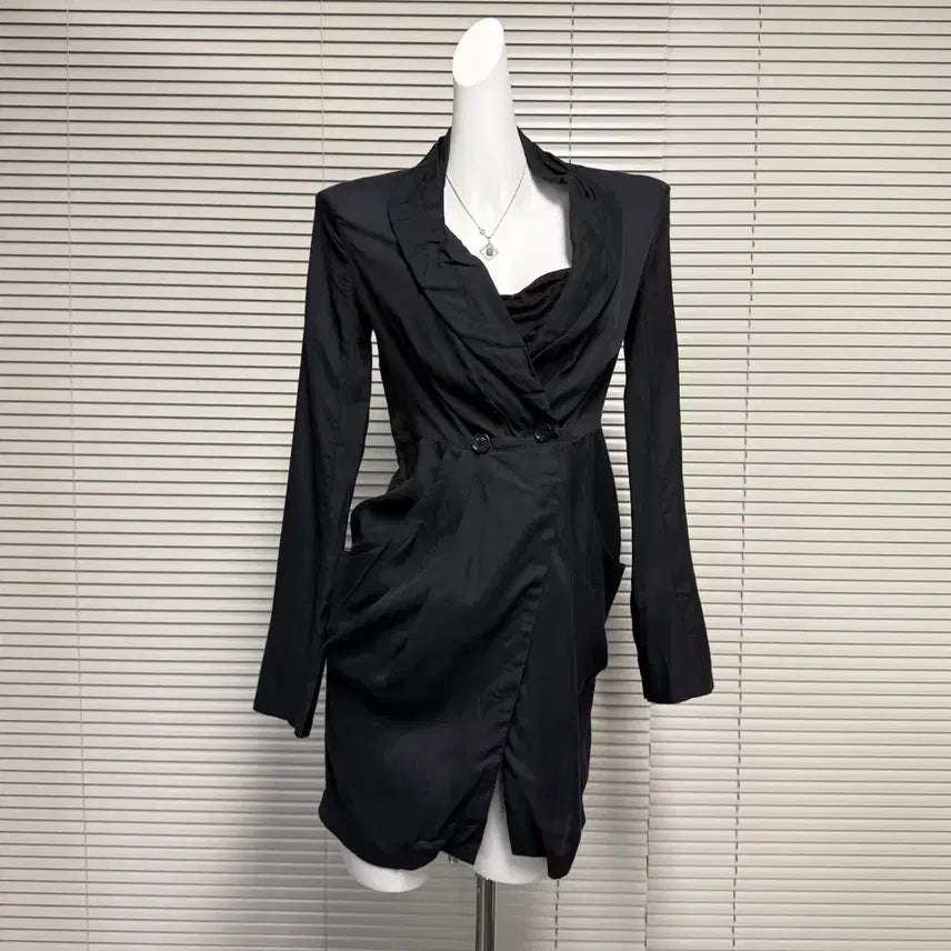 [BUNJANG] Vintage Drape Sheer Jacket / 빈티지 드레이프 시어 자켓