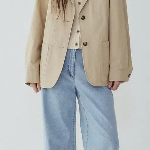 [BUNJANG] ILAIIL Beige Single Jacket / 일라일 자켓